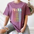 Para Tour Paraprofessional Squad Rock Teacher Back To School Women's Comfort Colors T-Shirt Moss Para Tour Paraprofessional Squad Rock Teacher Back To School Women's Comfort Colors T-Shirt Moss