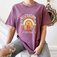 Paraprofessional Para Life Sun Flower Teacher Back To School Women's Comfort Colors T-Shirt Moss