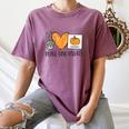Peace Love Visuals Sped Teacher Pumpkin Skeleton Halloween Women's Comfort Colors T-Shirt Moss Peace Love Visuals Sped Teacher Pumpkin Skeleton Halloween Women's Comfort Colors T-Shirt Moss