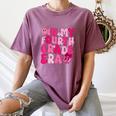 Pink Fourth Grade Era 4th Back To School Grade Teacher Women's Comfort Colors T-Shirt Moss