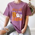 Pre K Boo Crew Teacher Student Halloween Pre Kindergarten Women's Comfort Colors T-Shirt Moss