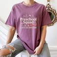 Pre-K Squad Adventure Camping Preschool Teacher Boy Girl Kid Women's Comfort Colors T-Shirt Moss Pre-K Squad Adventure Camping Preschool Teacher Boy Girl Kid Women's Comfort Colors T-Shirt Moss