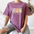 Preppy Goose Teacher Trick Or Teach Halloween Teacher Goose Women's Comfort Colors T-Shirt Moss Preppy Goose Teacher Trick Or Teach Halloween Teacher Goose Women's Comfort Colors T-Shirt Moss
