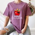 Pretend I'm A Pirate Teacher Apple Talk Like A Pirate Day Men Women Kids Women's Comfort Colors T-Shirt Moss