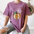 Pumpkin Music Teacher Halloween Fall Music Notes Autumn Women's Comfort Colors T-Shirt Moss Pumpkin Music Teacher Halloween Fall Music Notes Autumn Women's Comfort Colors T-Shirt Moss