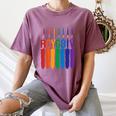 Rainbow Roygbiv Kids Artist Costume Art Teacher Women's Comfort Colors T-Shirt Moss Rainbow Roygbiv Kids Artist Costume Art Teacher Women's Comfort Colors T-Shirt Moss