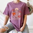Read In Peace Skeleton Reading Book Halloween Teacher Women's Comfort Colors T-Shirt Moss Read In Peace Skeleton Reading Book Halloween Teacher Women's Comfort Colors T-Shirt Moss