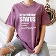 Relationship Status Taken By Super Hot Teacher Women's Comfort Colors T-Shirt Moss Relationship Status Taken By Super Hot Teacher Women's Comfort Colors T-Shirt Moss