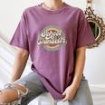 Retro School Counselor Back To School Teacher Squad Crew Women's Comfort Colors T-Shirt Moss Retro School Counselor Back To School Teacher Squad Crew Women's Comfort Colors T-Shirt Moss