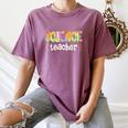 Science Teacher Tie Dye Science Teaching Back To School Women's Comfort Colors T-Shirt Moss
