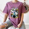 Skeleton Mad Scientist Halloween Costume Science Teacher Women's Comfort Colors T-Shirt Moss Skeleton Mad Scientist Halloween Costume Science Teacher Women's Comfort Colors T-Shirt Moss