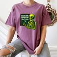 Solve The Problem Skeleton Teacher Halloween Math Six Seven Women's Comfort Colors T-Shirt Moss Solve The Problem Skeleton Teacher Halloween Math Six Seven Women's Comfort Colors T-Shirt Moss