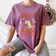 Sorry I'm Booked Ghost Reading Book Lover Teacher Halloween Women's Comfort Colors T-Shirt Moss