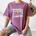 Special Education Advocate Love Support SPED Teacher Women's Comfort Colors T-Shirt Moss Special Education Advocate Love Support SPED Teacher Women's Comfort Colors T-Shirt Moss