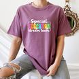 Special Education Dream Team Back To School SPED Teacher Women's Comfort Colors T-Shirt Moss