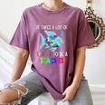 It Takes A Lot Of Sparkle To Be A Teacher Rainbow Fish For Men Women Women's Comfort Colors T-Shirt Moss