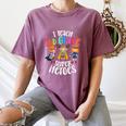 I Teach 2nd Grade Superheroes Back To School Teacher Men Women Girls Kids Women's Comfort Colors T-Shirt Moss I Teach 2nd Grade Superheroes Back To School Teacher Men Women Girls Kids Women's Comfort Colors T-Shirt Moss