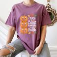 Teacher Halloween Tshirts I Teach The Cutest Pumpkins Women's Comfort Colors T-Shirt Moss