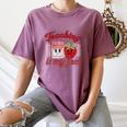 Teaching Is My Jam Cute Strawberry For Women Teachers Women's Comfort Colors T-Shirt Moss Teaching Is My Jam Cute Strawberry For Women Teachers Women's Comfort Colors T-Shirt Moss