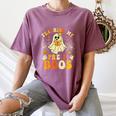 Teaching My Pre-K Boos Crew Teachers Halloween Ghost Women's Comfort Colors T-Shirt Moss