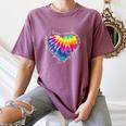 Teaching Is a Work Of Heart Tie Dye Hippie For Teacher For Men Women Girls Kids Women's Comfort Colors T-Shirt Moss