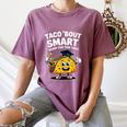 Test Day Teacher Shirt Motivational Testing Day Taco Testing Women's Comfort Colors T-Shirt Moss
