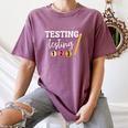 Testing Testing 123 Cute Math Teacher Student Test Day Men Women Girls Kids Women's Comfort Colors T-Shirt Moss Testing Testing 123 Cute Math Teacher Student Test Day Men Women Girls Kids Women's Comfort Colors T-Shirt Moss
