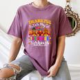 Thankful For My 1st Grade Turkeys Thanksgiving Teacher Fall Women's Comfort Colors T-Shirt Moss Thankful For My 1st Grade Turkeys Thanksgiving Teacher Fall Women's Comfort Colors T-Shirt Moss