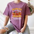 Thankful For My 5th Grade Turkeys Thanksgiving Teacher Fall Women's Comfort Colors T-Shirt Moss Thankful For My 5th Grade Turkeys Thanksgiving Teacher Fall Women's Comfort Colors T-Shirt Moss