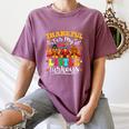 Thankful For My Little Turkeys Teacher Thanksgiving Teachers Women's Comfort Colors T-Shirt Moss Thankful For My Little Turkeys Teacher Thanksgiving Teachers Women's Comfort Colors T-Shirt Moss