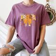 Thanksgiving Teacher Pencil Bow One Thankful Teacher Fall Women's Comfort Colors T-Shirt Moss Thanksgiving Teacher Pencil Bow One Thankful Teacher Fall Women's Comfort Colors T-Shirt Moss