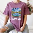 Van Go Retro Vanlife Art Teacher Women's Comfort Colors T-Shirt Moss Van Go Retro Vanlife Art Teacher Women's Comfort Colors T-Shirt Moss