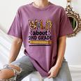Wild About 2Nd Grade School Grade Teacher Women's Comfort Colors T-Shirt Moss