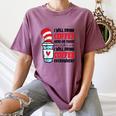 I Will Drink Coffee Here Or There Funny Teacher Teaching Men Women Girls Kids Women's Comfort Colors T-Shirt Moss I Will Drink Coffee Here Or There Funny Teacher Teaching Men Women Girls Kids Women's Comfort Colors T-Shirt Moss