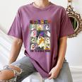 Women Halloween The Teacher Tour Ghosts Pencil Pumpkins Women's Comfort Colors T-Shirt Moss Women Halloween The Teacher Tour Ghosts Pencil Pumpkins Women's Comfort Colors T-Shirt Moss