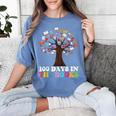 100 Days In The Books Reading Teacher 100th Day Of School Women's Comfort Colors T-Shirt Blue Jean 100 Days In The Books Reading Teacher 100th Day Of School Women's Comfort Colors T-Shirt Blue Jean