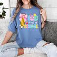 100 Days Of School Preppy 100th Day Of School Teachers Girls Women's Comfort Colors T-Shirt Blue Jean 100 Days Of School Preppy 100th Day Of School Teachers Girls Women's Comfort Colors T-Shirt Blue Jean