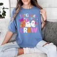 1st Grade Boo Crew First Grade Halloween Costume Teacher Kid Women's Comfort Colors T-Shirt Blue Jean 1st Grade Boo Crew First Grade Halloween Costume Teacher Kid Women's Comfort Colors T-Shirt Blue Jean