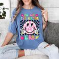 In My 1st Grade Era Smile Face Back To School Teacher Kid Women's Comfort Colors T-Shirt Blue Jean