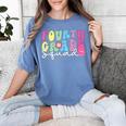 4th Grade Squad Fourth Teacher Student Team Back To School Women's Comfort Colors T-Shirt Blue Jean