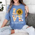 4th Grade Teacher Love Autumn Fall Sunflower Appreciation Women's Comfort Colors T-Shirt Blue Jean 4th Grade Teacher Love Autumn Fall Sunflower Appreciation Women's Comfort Colors T-Shirt Blue Jean