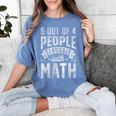 5 Out Of 4 People Struggle With Math Teacher Science Women's Comfort Colors T-Shirt Blue Jean