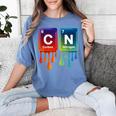 6 7 Science Chemistry Teacher Periodic Table Meme Tee Women's Comfort Colors T-Shirt Blue Jean