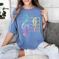67 Music Meme Slang Six Seven Music Teacher Musician Women's Comfort Colors T-Shirt Blue Jean
