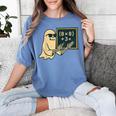 67 Teacher Halloween Skeleton Ghost Six Seven Meme Math Women's Comfort Colors T-Shirt Blue Jean