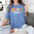 Admin Team Back To School Teachers Students Admin Squad Women's Comfort Colors T-Shirt Blue Jean Admin Team Back To School Teachers Students Admin Squad Women's Comfort Colors T-Shirt Blue Jean