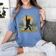 Adventure Awaits Bigfoot Teacher Kindergarten Back To School Women's Comfort Colors T-Shirt Blue Jean Adventure Awaits Bigfoot Teacher Kindergarten Back To School Women's Comfort Colors T-Shirt Blue Jean