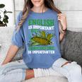 AG Teacher English Is Important But Agriculture Teacher Women's Comfort Colors T-Shirt Blue Jean