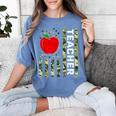 American Flag Camouflage Teacher Patriotic 4th Of July Women's Comfort Colors T-Shirt Blue Jean
