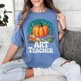 Art Teacher Pumpkin Painting Halloween Costume Women's Comfort Colors T-Shirt Blue Jean Art Teacher Pumpkin Painting Halloween Costume Women's Comfort Colors T-Shirt Blue Jean